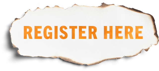 register here button-styled on a burnt paper piece