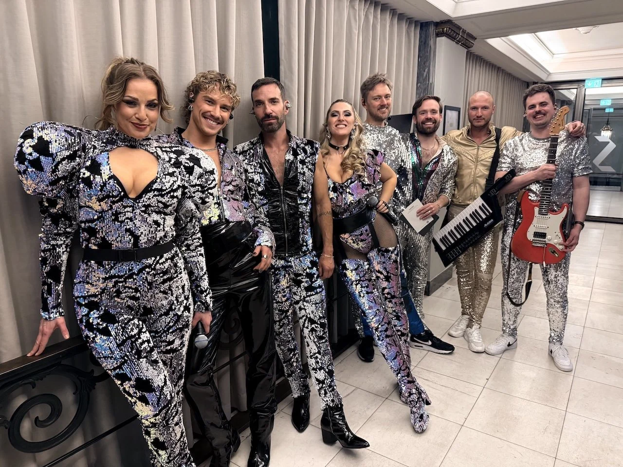 Show och liveband på exklusivt företagsevent i Oslo