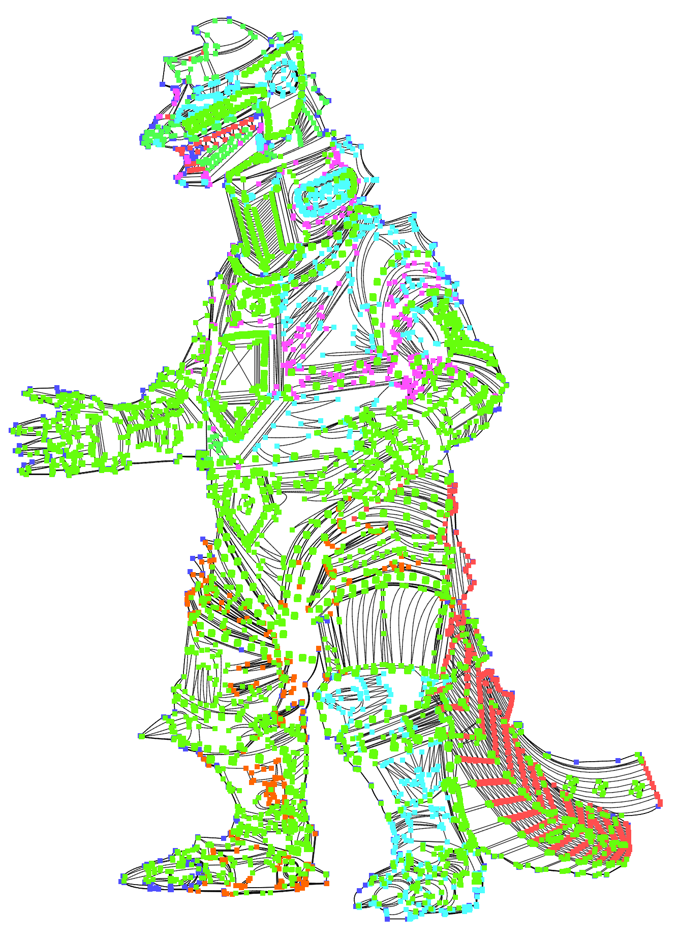 Mecha Godzilla Vector Illustration 