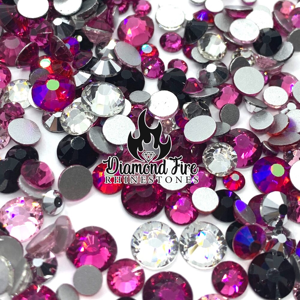 DFR Darling Glass Rhinestone Mix — Diamond Fire Rhinestones