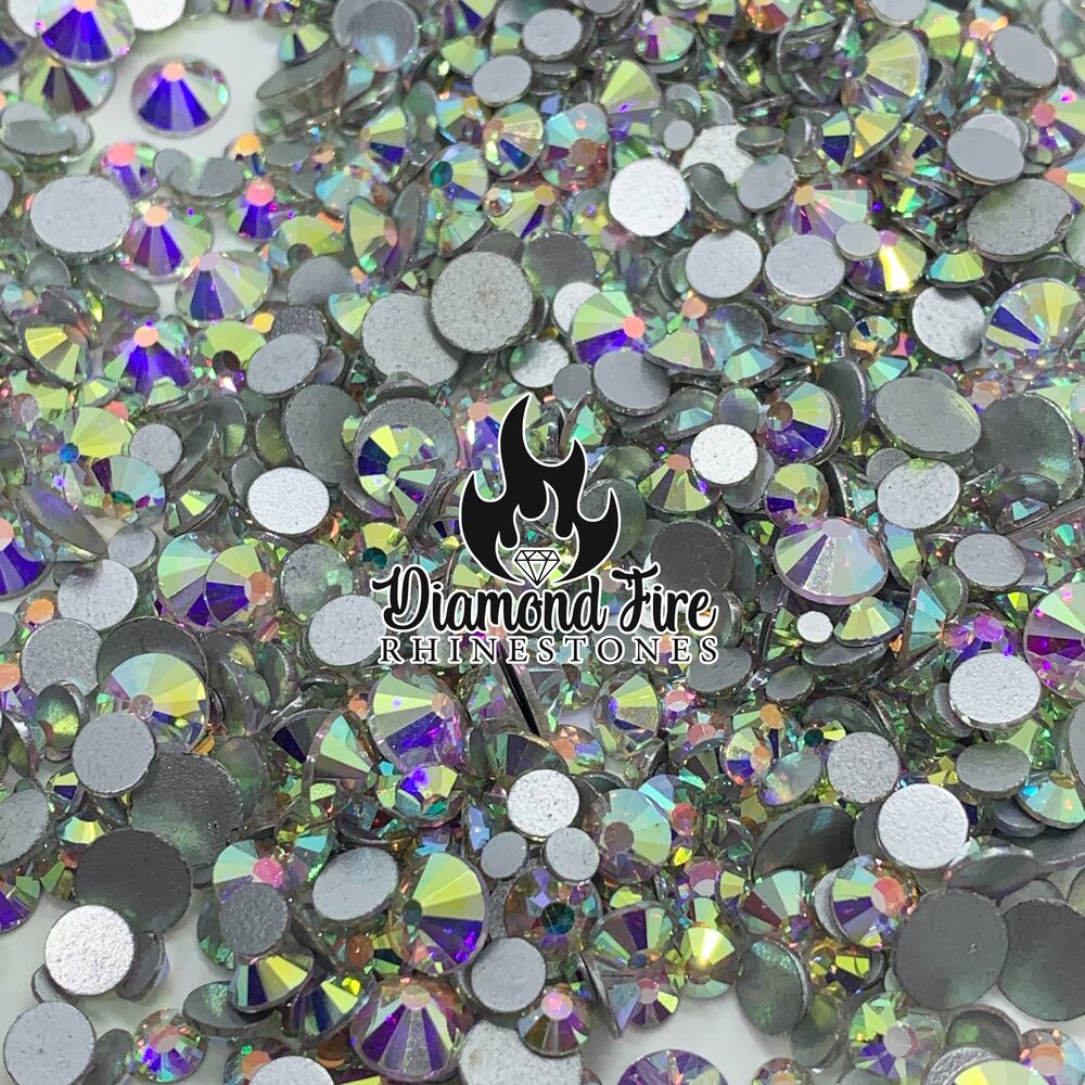 Fireball Glass Rhinestone Mix — Diamond Fire Rhinestones