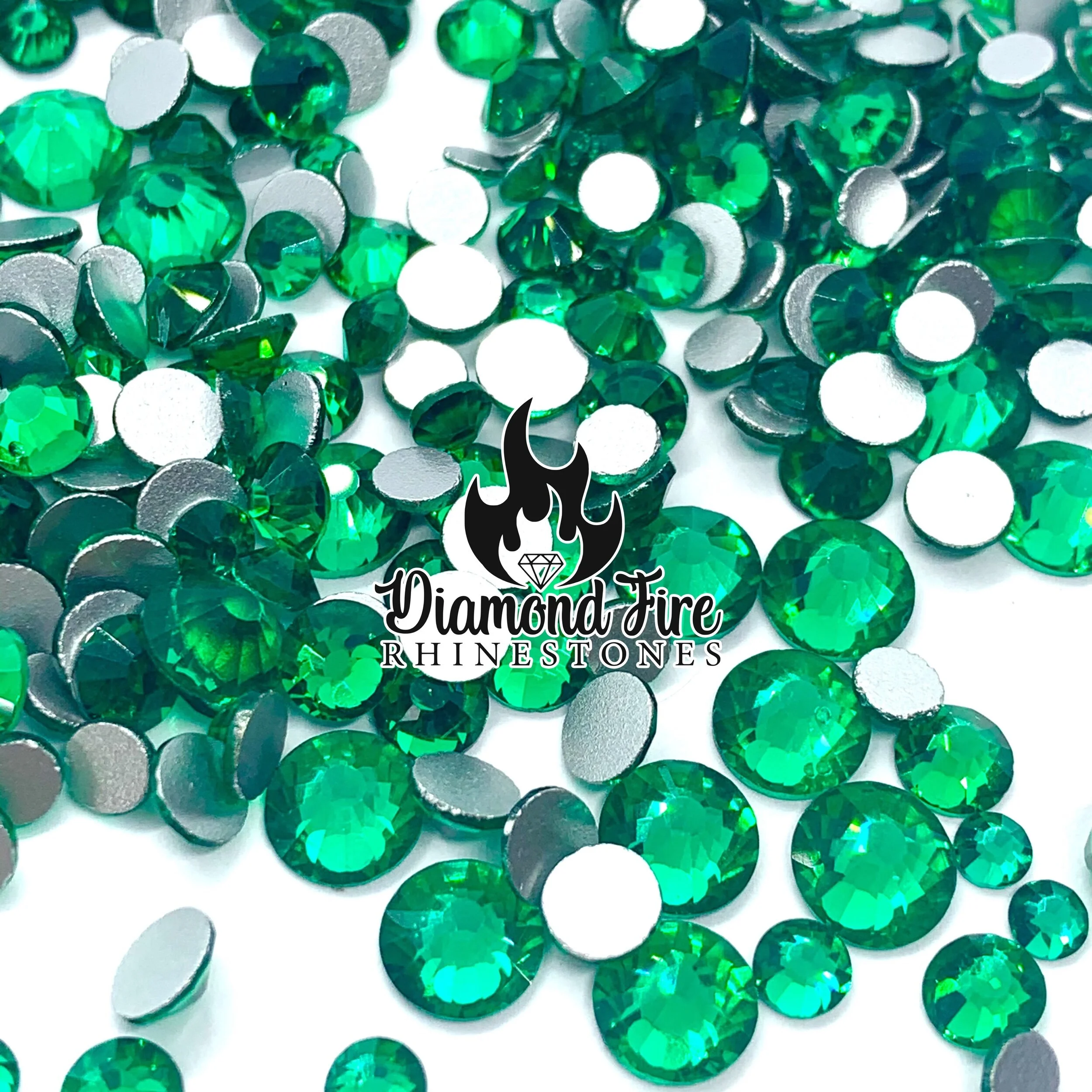 Transparent AB Glass Rhinestone Mix — Diamond Fire Rhinestones