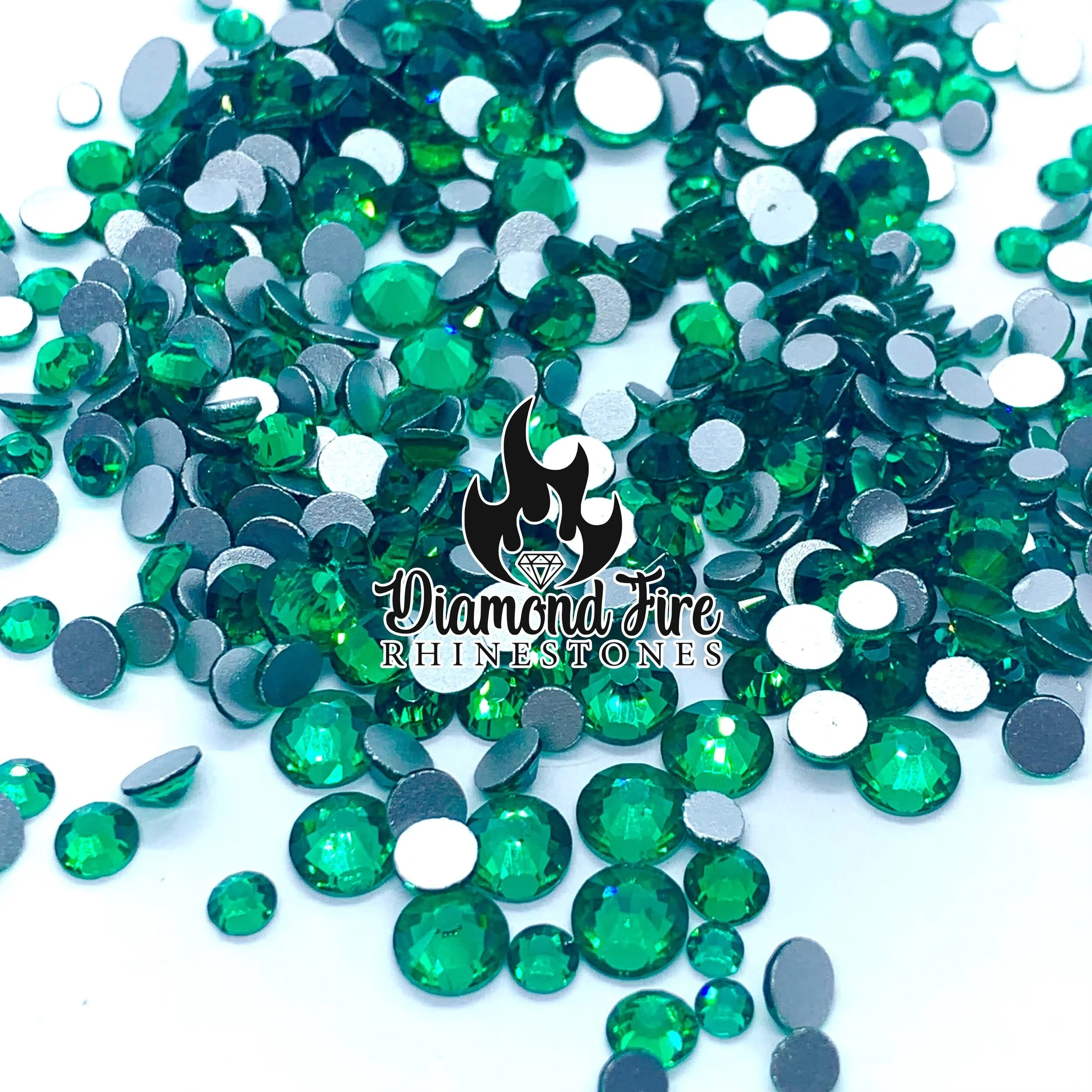 Transparent AB Glass Rhinestone Mix — Diamond Fire Rhinestones