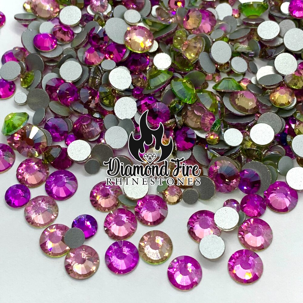 Opaque Purple Resin/Jelly Rhinestone — Diamond Fire Rhinestones
