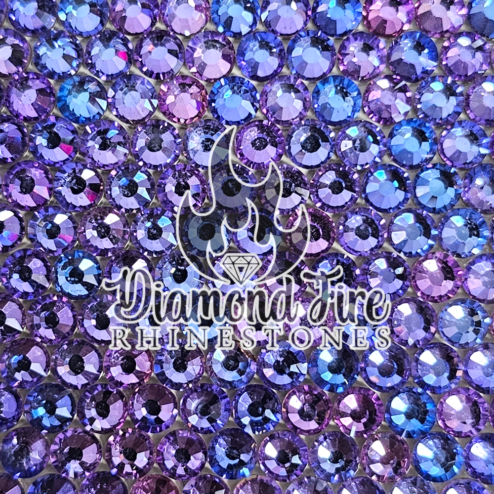 Flatback Dream Lavender Glass Rhinestones — Diamond Fire Rhinestones