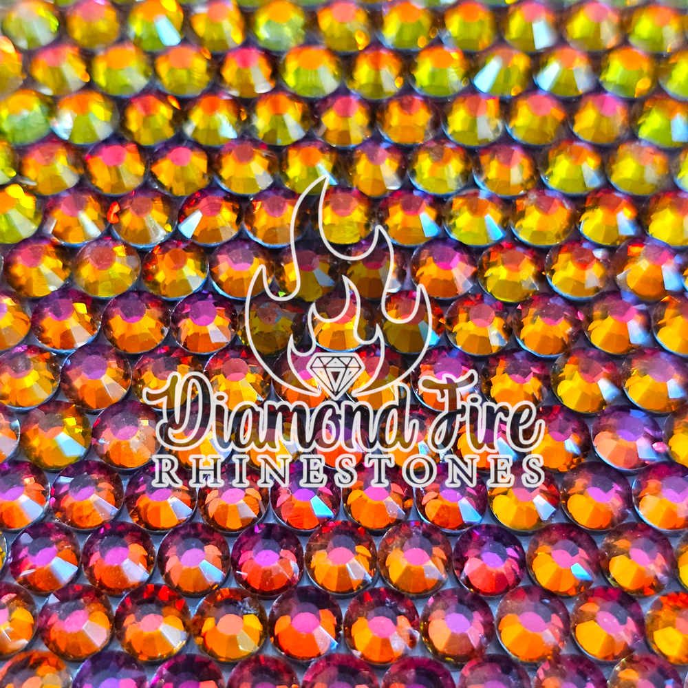 Neon Rose Glass Rhinestone Mix — Diamond Fire Rhinestones