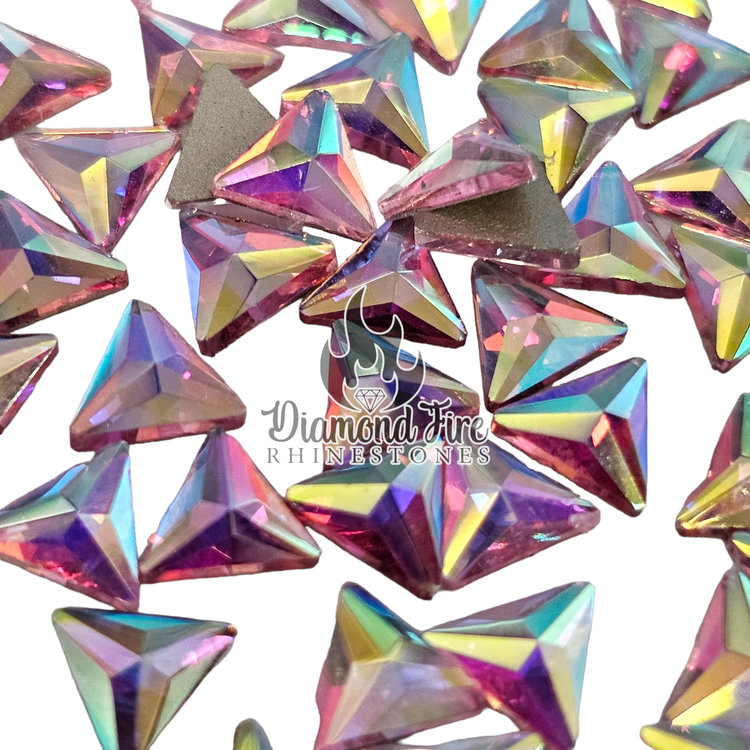 Crushed 3/4 Surplice 'Fire' V-Neck with Rhinestones main image 0