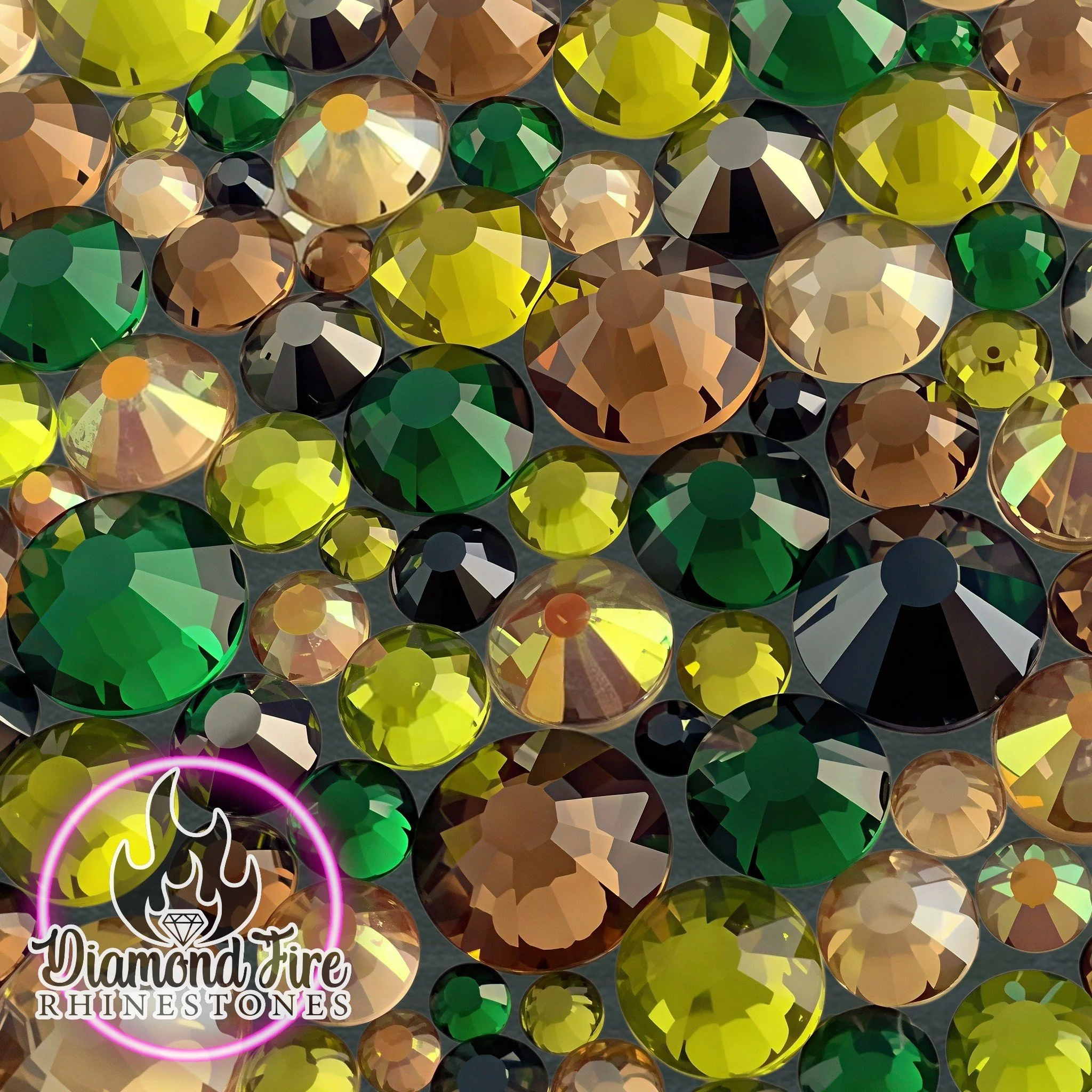 Foxtrot Glass Rhinestone Mix