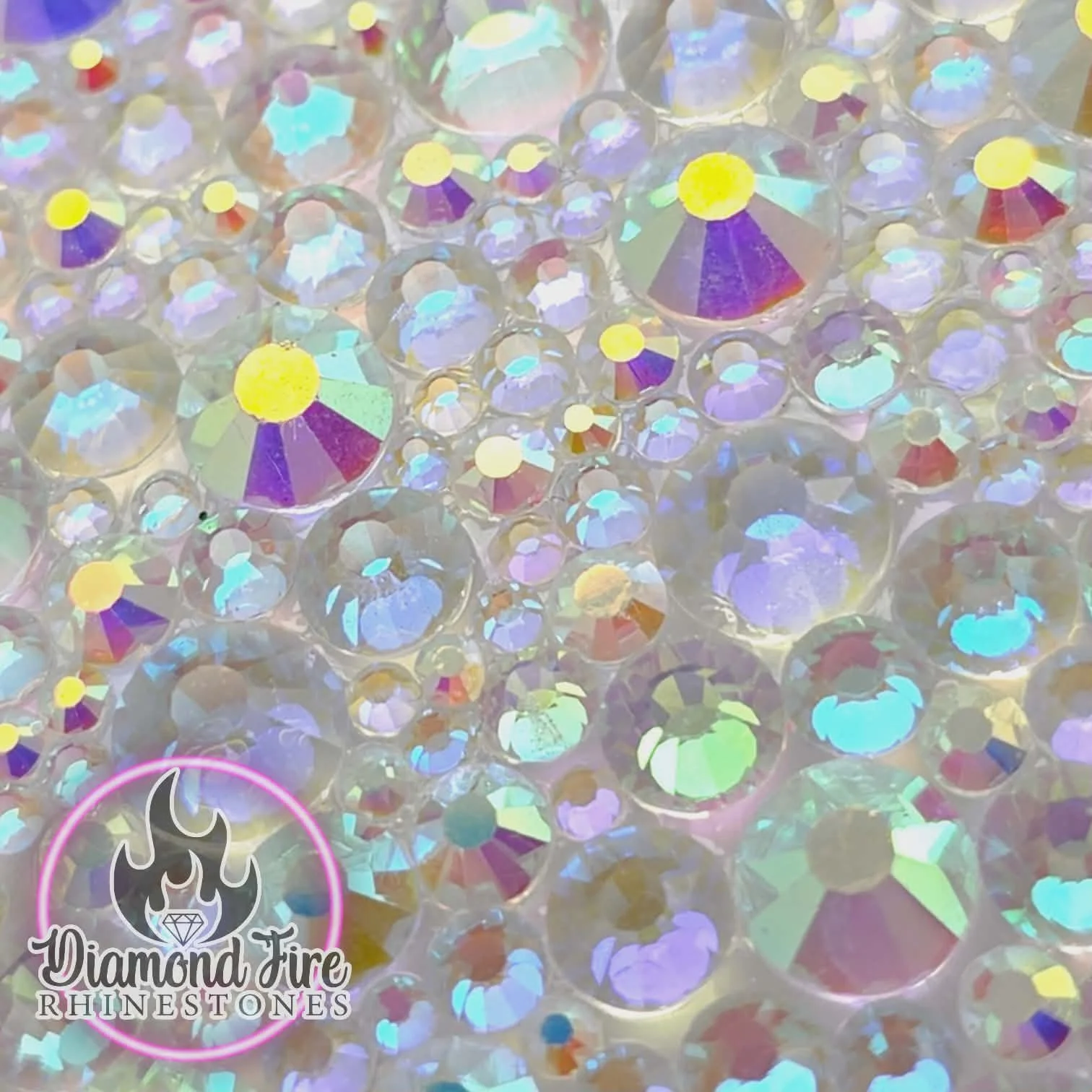 Opalicious Glass Rhinestone Mix