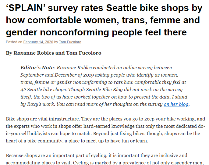 Seattle Bike Blog