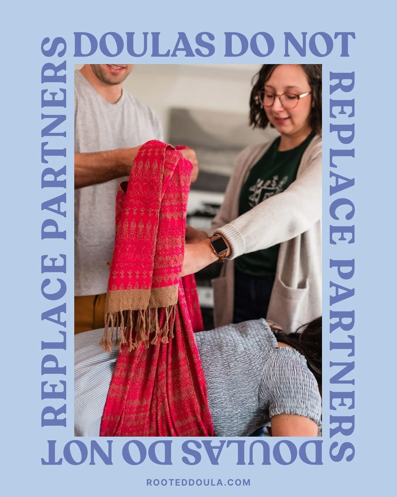 Doulas + partners = 🤝
We get some iteration of this question all the time! Is a doula needed if a partner will be present? We have a couple answers to this:
&bull; You love your partner in a way that will keep all the awesome oxytocin flowing! When 