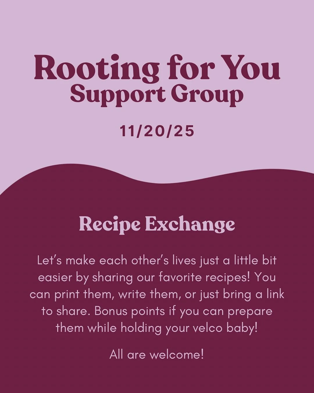Looking for a place to find community in new parenthood? Come hang out with us!

Thursday 11/20 from 10:30am - 12pm at the @alamocitybreastfeeding office ✌️