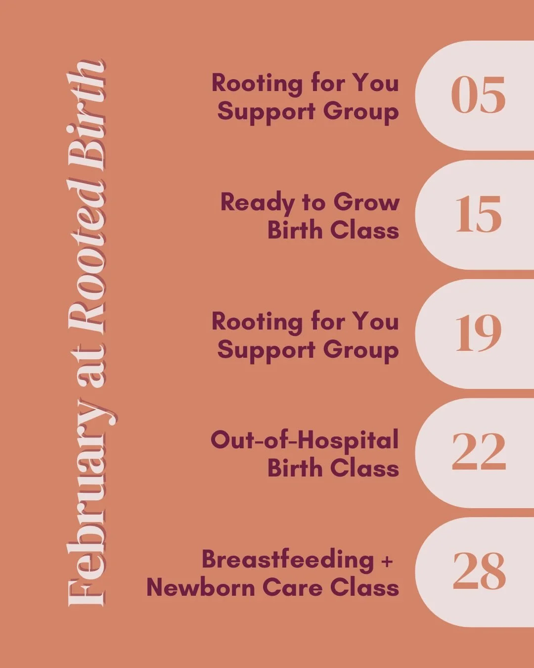 Finally February! We have a lot going on this month, including officially beginning support group and classes at our new office at @birthcentersanantonio 🫶

San Antonio Doulas Doula Support Pregnancy and Postpartum Support Group Birth Classes Breast