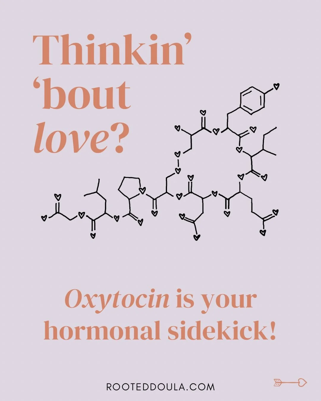 Wanna learn more about &ldquo;the love drug?!&rdquo; Your body naturally creates and releases oxytocin for many functions. As doulas in the birth and postpartum spaces, our job is to help protect the environment for this hormone to flow freely 💝

Do