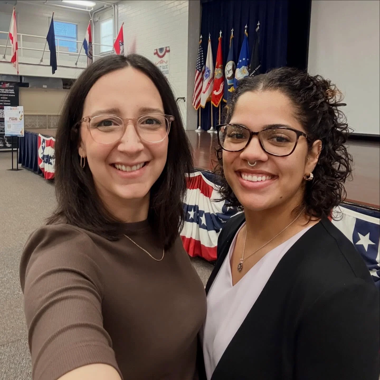 Megan &amp; Yoly got to give two presentations educating expectant parents and hospital staff on the role of doulas in perinatal care today at BAMC hospital! We&rsquo;re on a mission to spread the word about all the amazing doulas in our community!