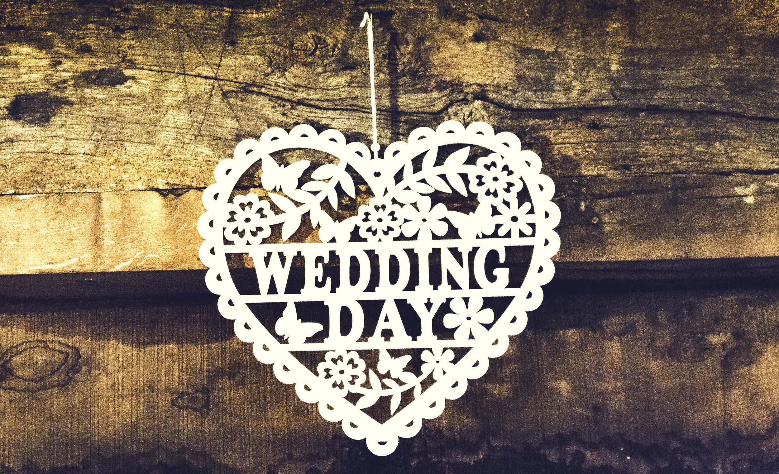 Sian and Sean's wedding day