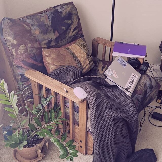 By some stroke of luck, I'm still employed (for now). While working from home, I realized that it's important to have  designated spaces for work and relaxation in the home. This picture is of my creative work space; it's not much, but  it does wonde