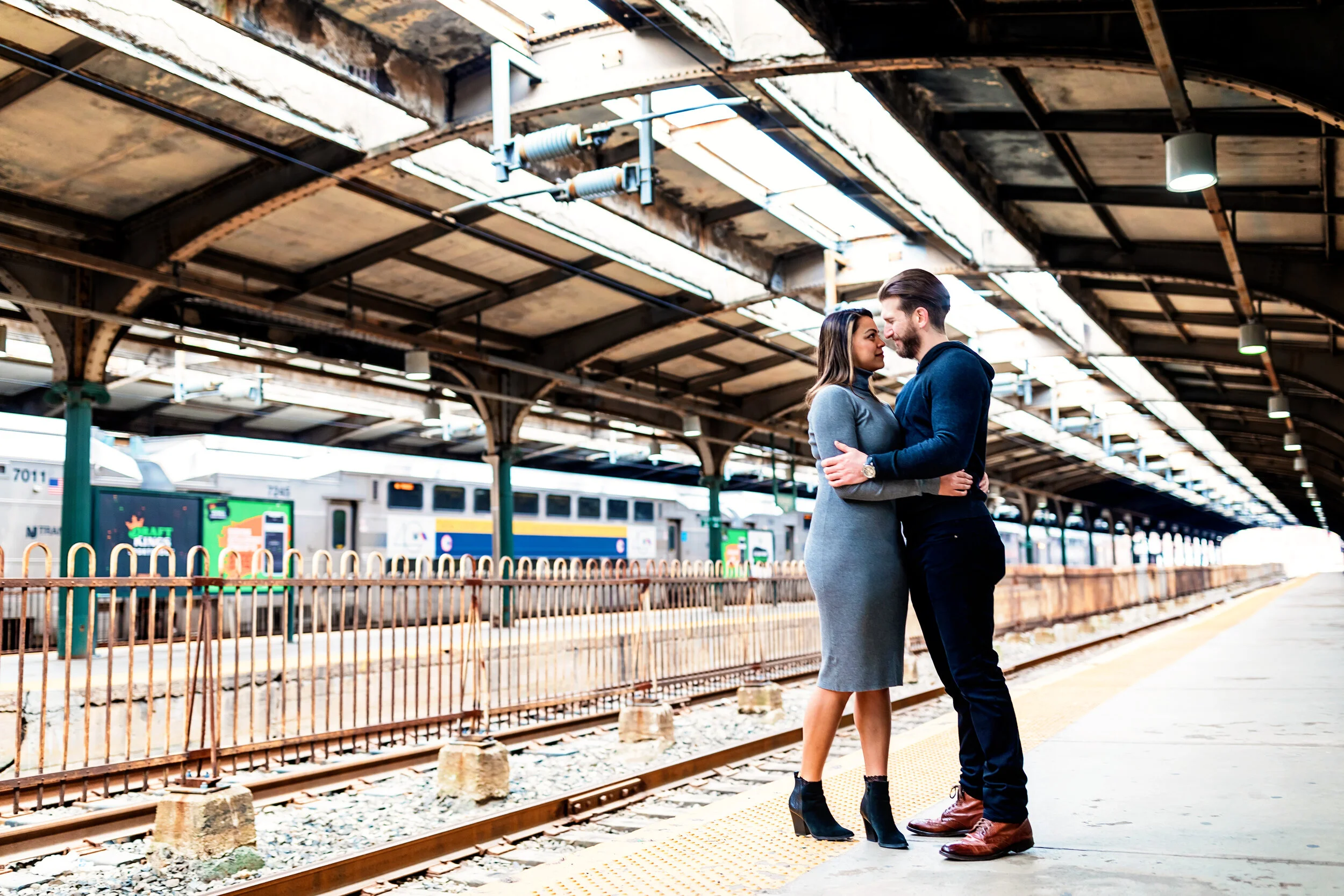 Khaleda &amp; Ryan Engagement Session in Hoboken, New Jersey