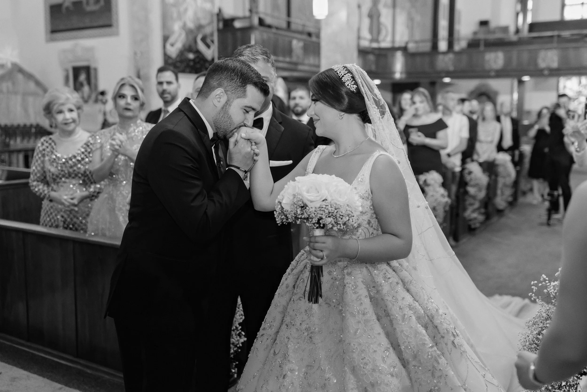 New Jersey-Church-Wedding-Photography-The Venetian-410BW.jpg