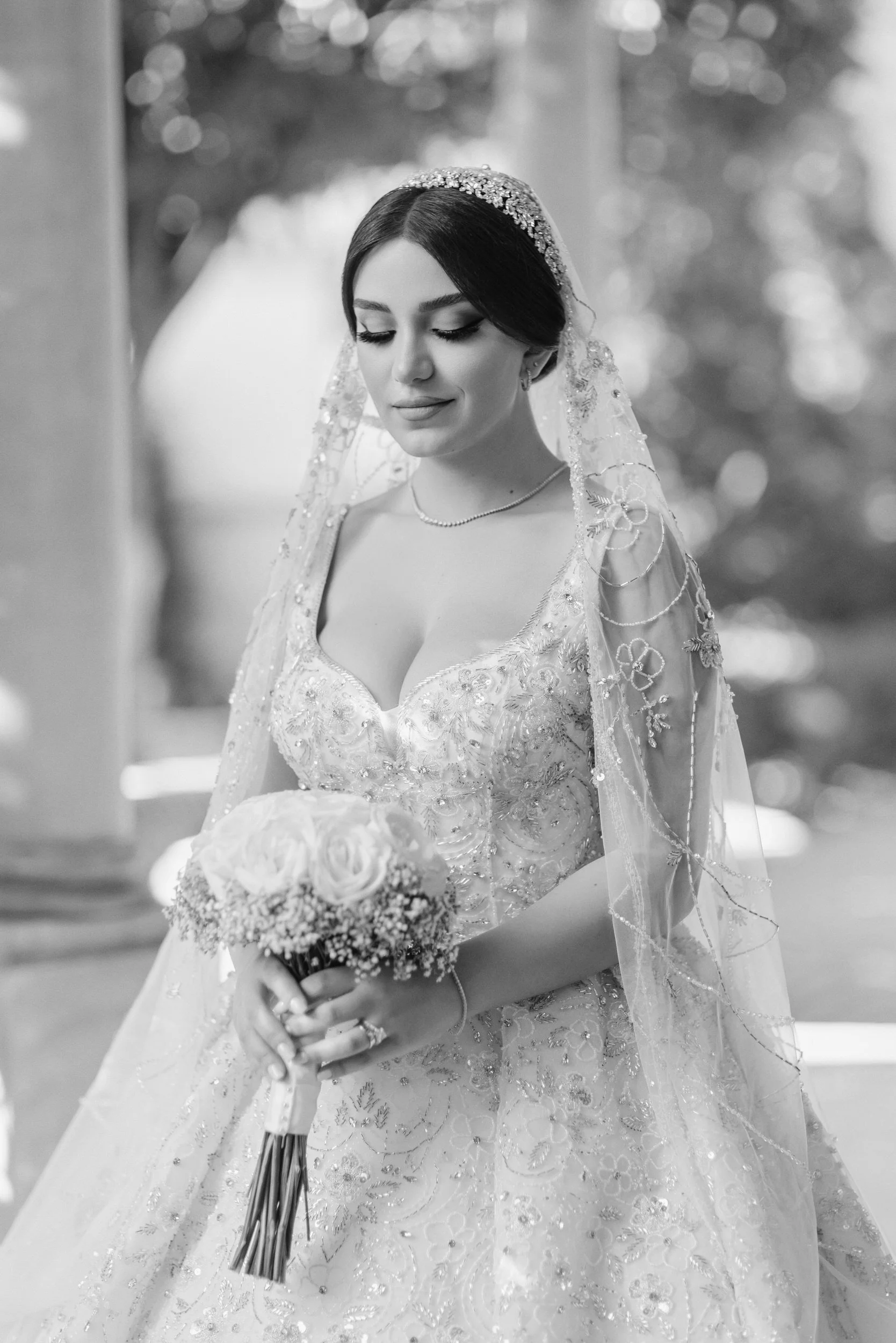 New Jersey-Church-Wedding-Photography-The Venetian-841BW.jpg