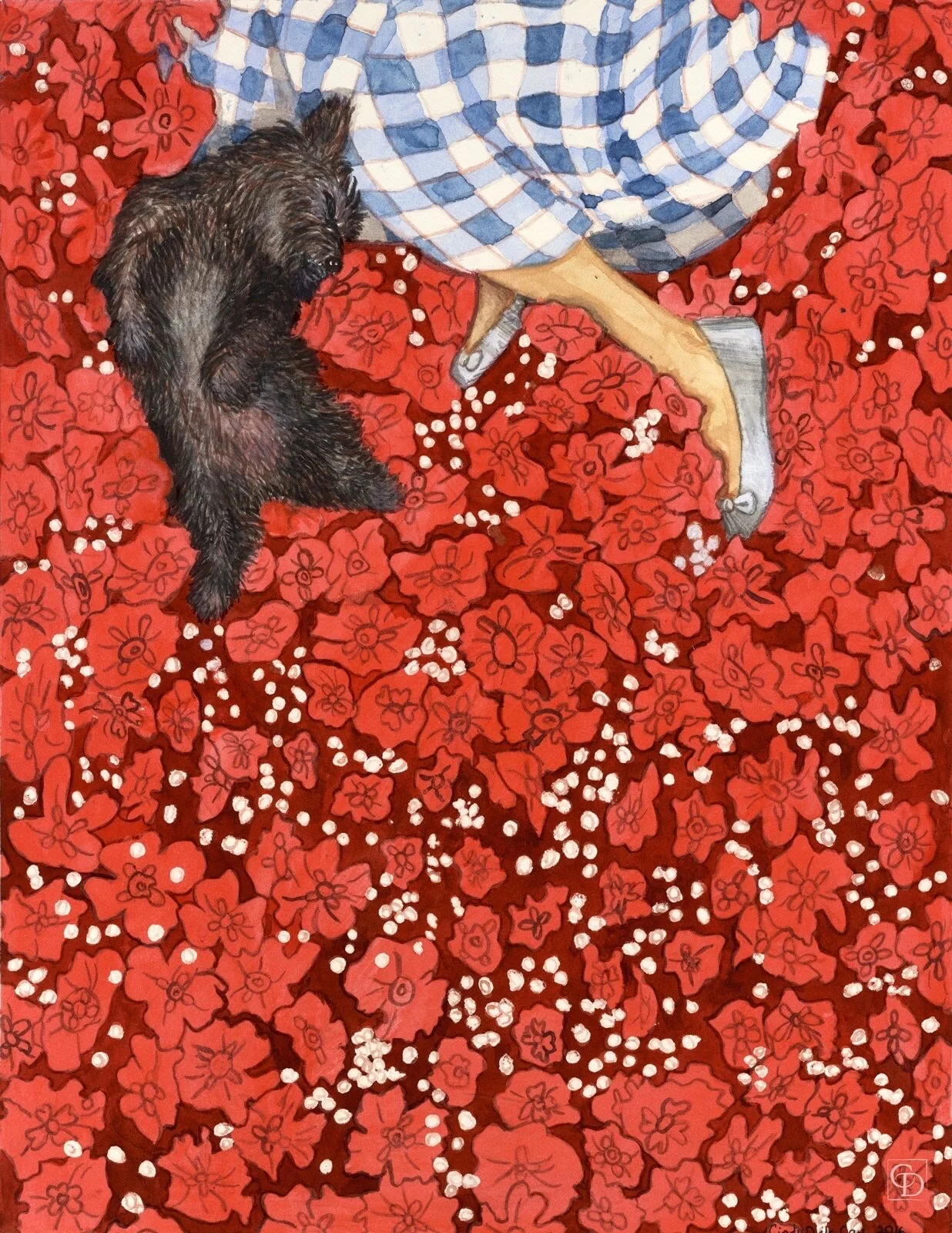 Dorothy and Toto, from "The Wonderful Wizard of OZ" by L. Frank Baum