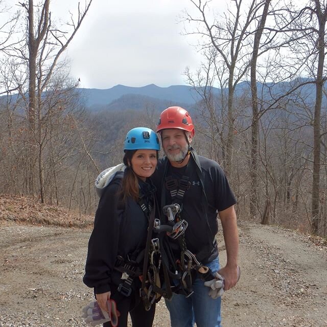 Bucket list for Mr. Hamby ✅
.
.
Flying across a mountain. ✅ We loved being outside and seeing the mountain tops. @navitat was an awesome experience! Jesse and Bob were phenomenal! If you are ever near Ashville N.C. you have to check them out! I kept 