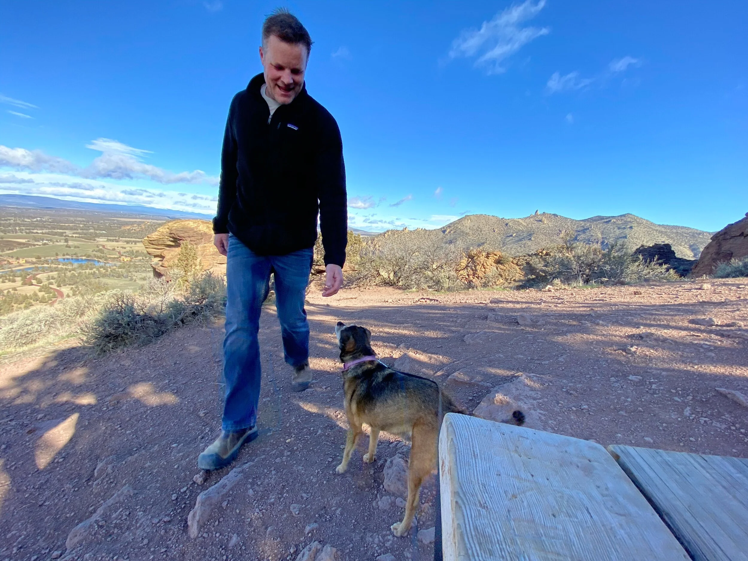 Hiking at Smith Rock State Park