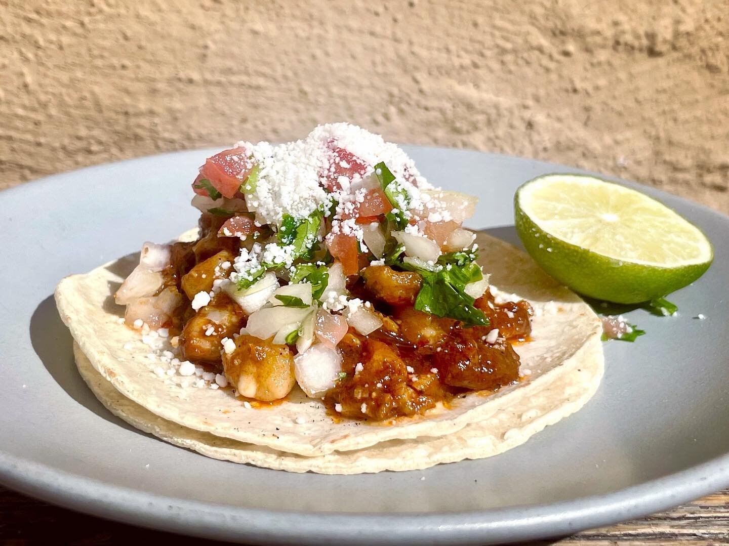 WE&rsquo;VE GOT A UNIQUE TACO FOR YOU TO DEVOUR! 🌮

Available today only! Check out what this wild taco is all about below!

CONSOMM&Eacute; POACHED ROCKFISH TACOS
&bull; Consomm&eacute; Poached Rockfish
&bull; Hominy
&bull; Pico De Gallo
&bull; Cot