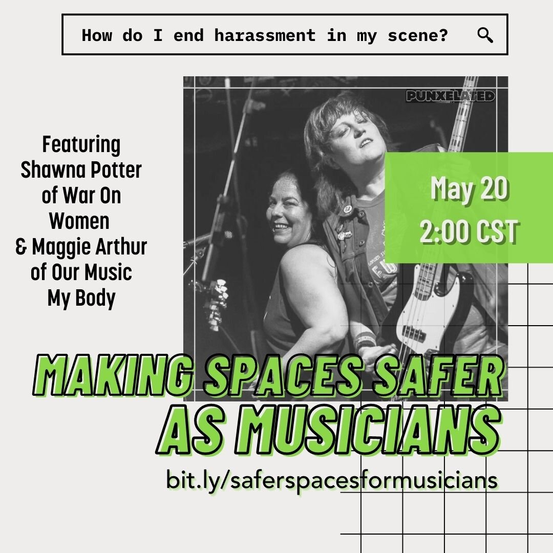 Making Spaces Safer as Musicians: free webinar