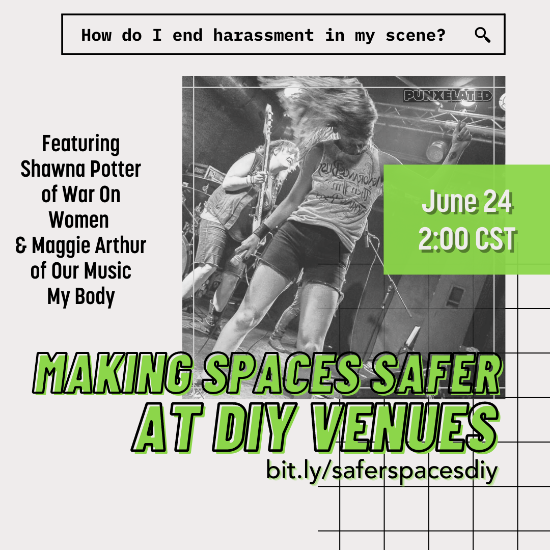 making spaces safer at DIY venues