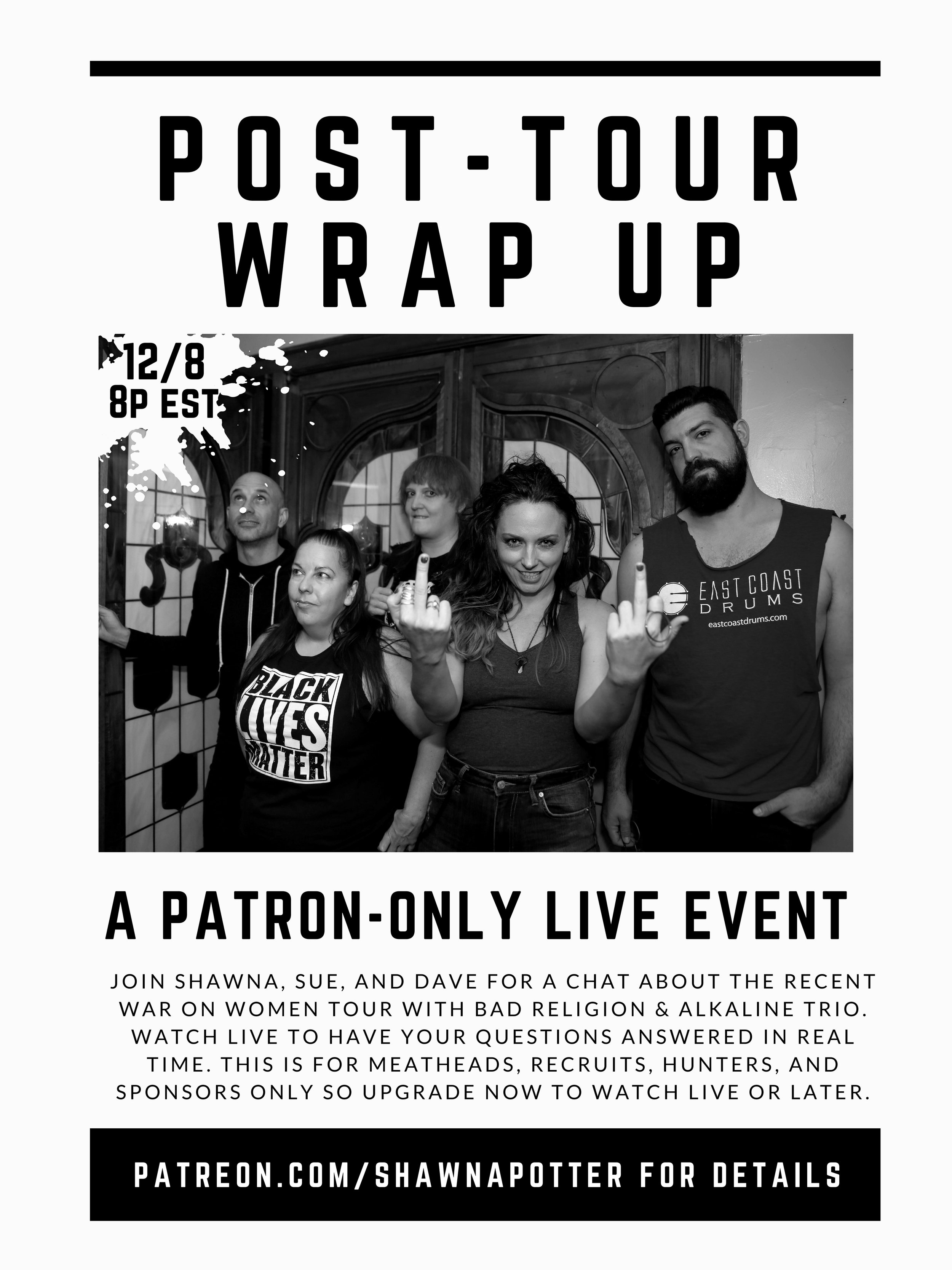 Post-Tour Wrap Up Livestream
