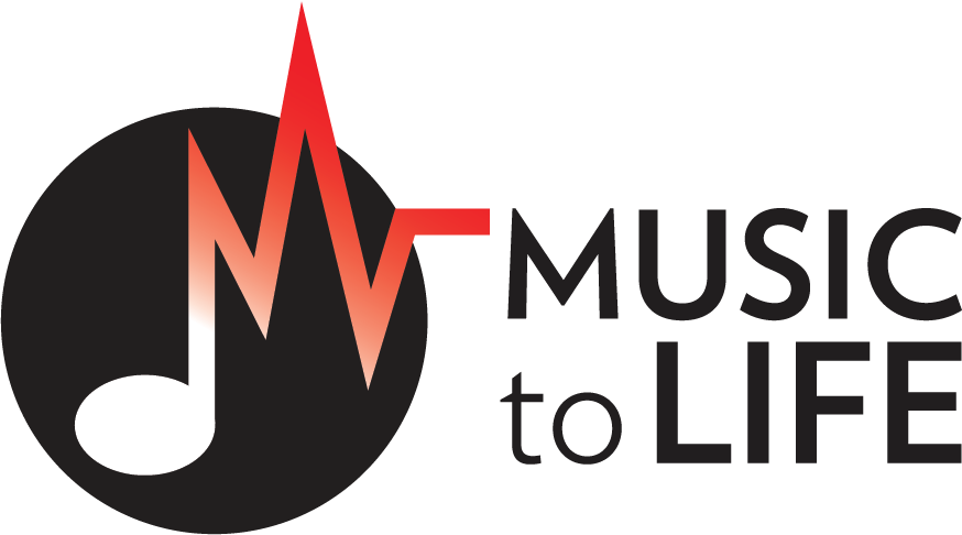 Music to Life organization logo