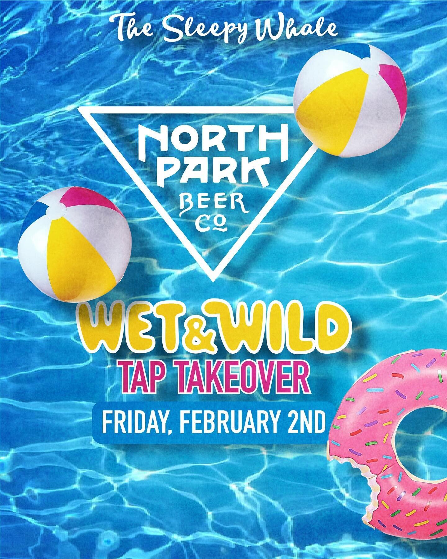 FEBRUARY&rsquo;S WEATHER FORECAST IS LOOKIN PRETTY WET 💦

See ya later Dry January and hello Wet &amp; Wild February! Why not reward your hard efforts with some @northparkbeerco! Come join in on the fun, Friday, February 2nd at our Wet &amp; Wild Ta