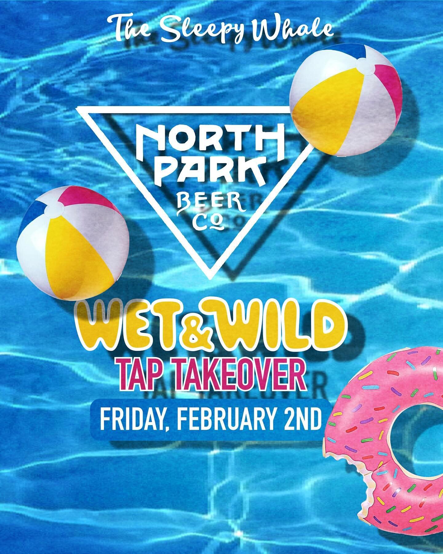 WHO&rsquo;S READY TO SPLASH INTO SOME FUN 🐳

This Friday, we&rsquo;re celebrating the end of dry January with our &lsquo;Wet &amp; Wild&rsquo; @northparkbeerco Tap Takeover! Come enjoy some of their amazing brews straight from the tap. We&rsquo;ll a
