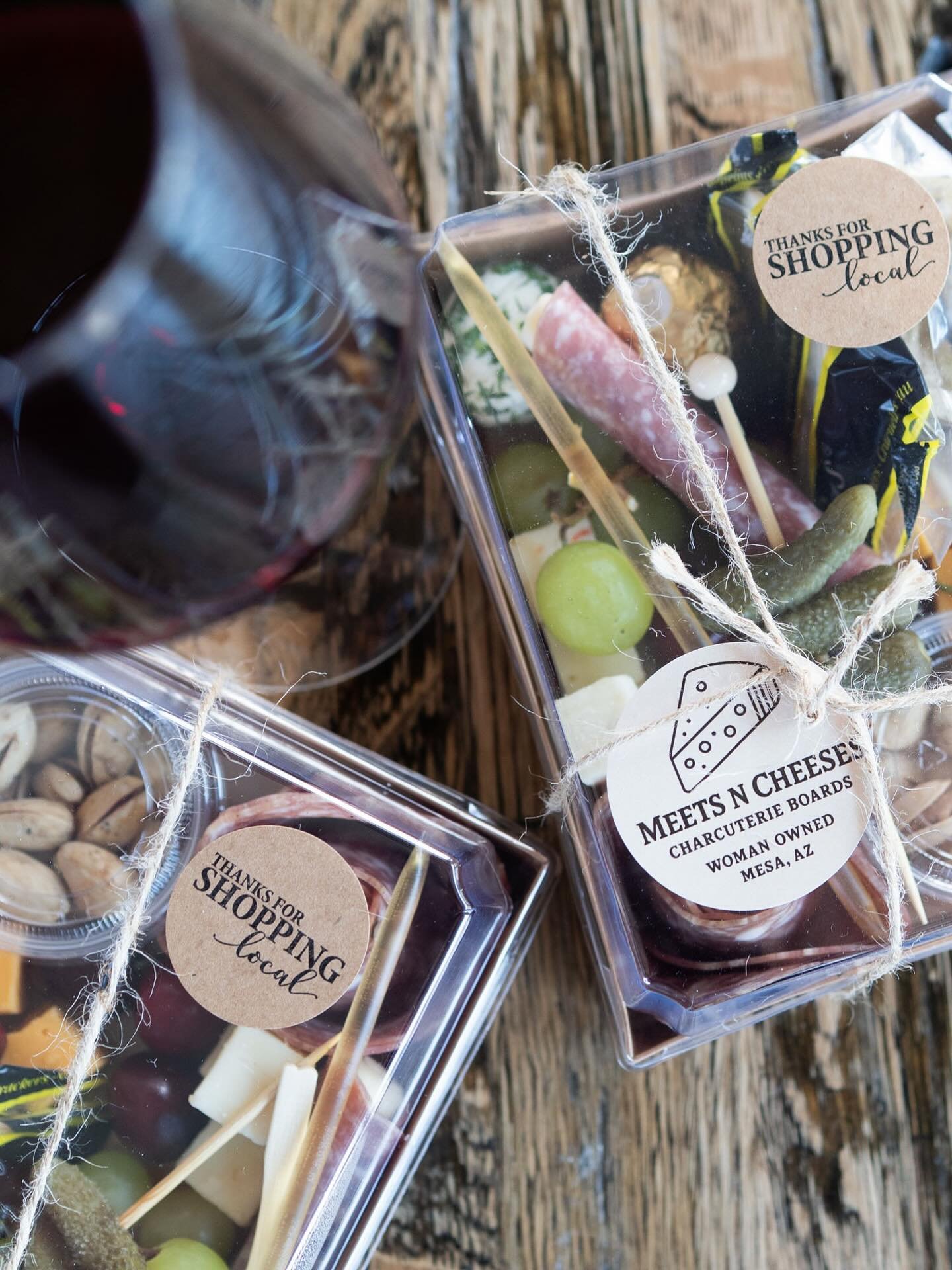 ELEVATE YOUR WINE WEDNESDAY

with some fresh boxes of @meets_n_cheeses from the retail fridge! They&rsquo;re perfect for pairing with both your vino and trivia questions! 😏

Make sure to stick around for the main event: @asada_tacos_az at 6:30
Trivi