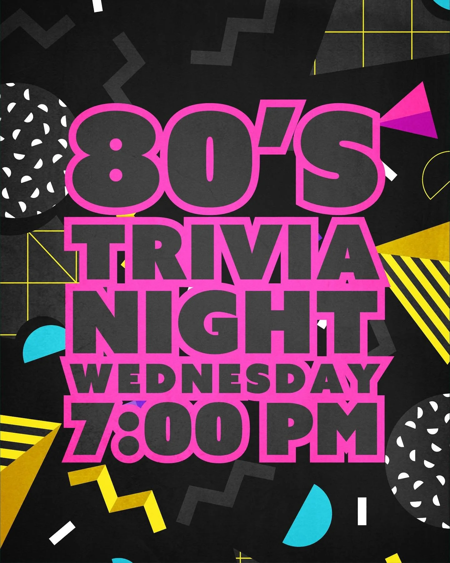 NOBODY PUTS TRIVIA IN A CORNER 🕺🏼

Tonight&rsquo;s trivia is going to be totally tubular! We&rsquo;re running with an 80&rsquo;s theme this evening starting at 7PM! 

@asada_tacos_az will be there to feed you some rad tacos and other delicious item