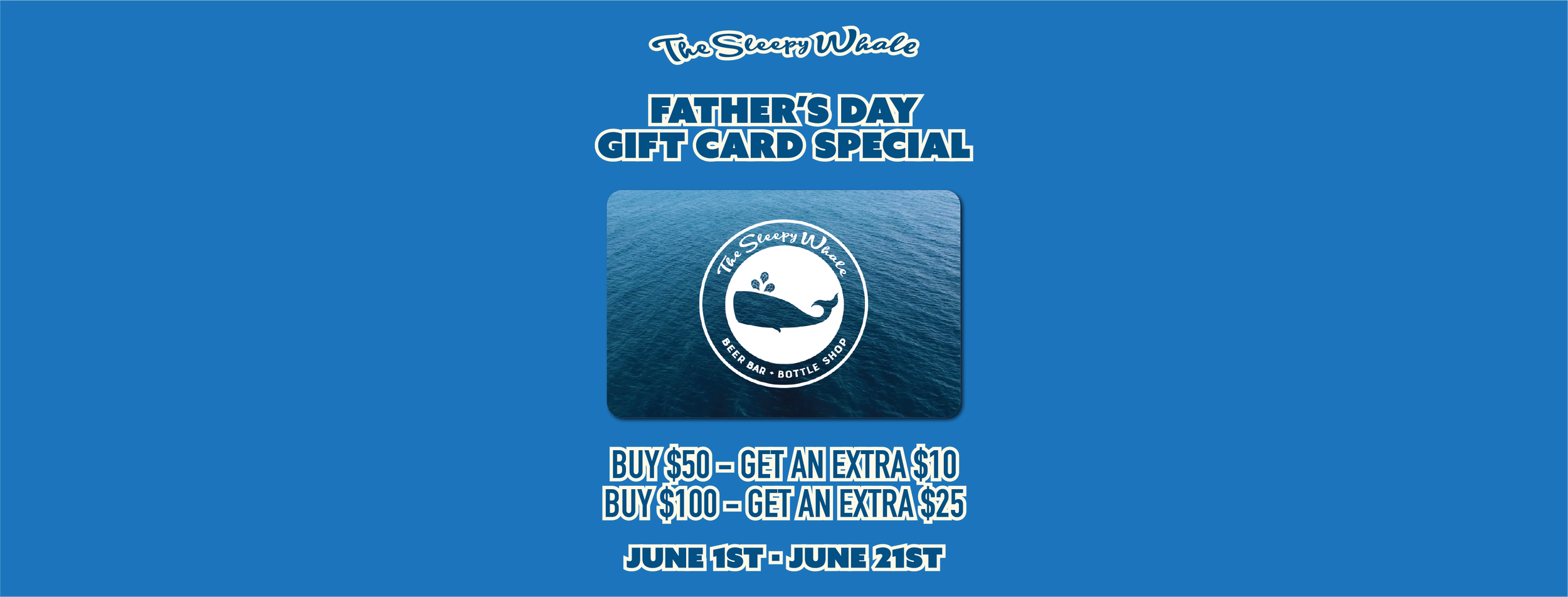 FATHER'S DAY GIFT CARD SPECIAL