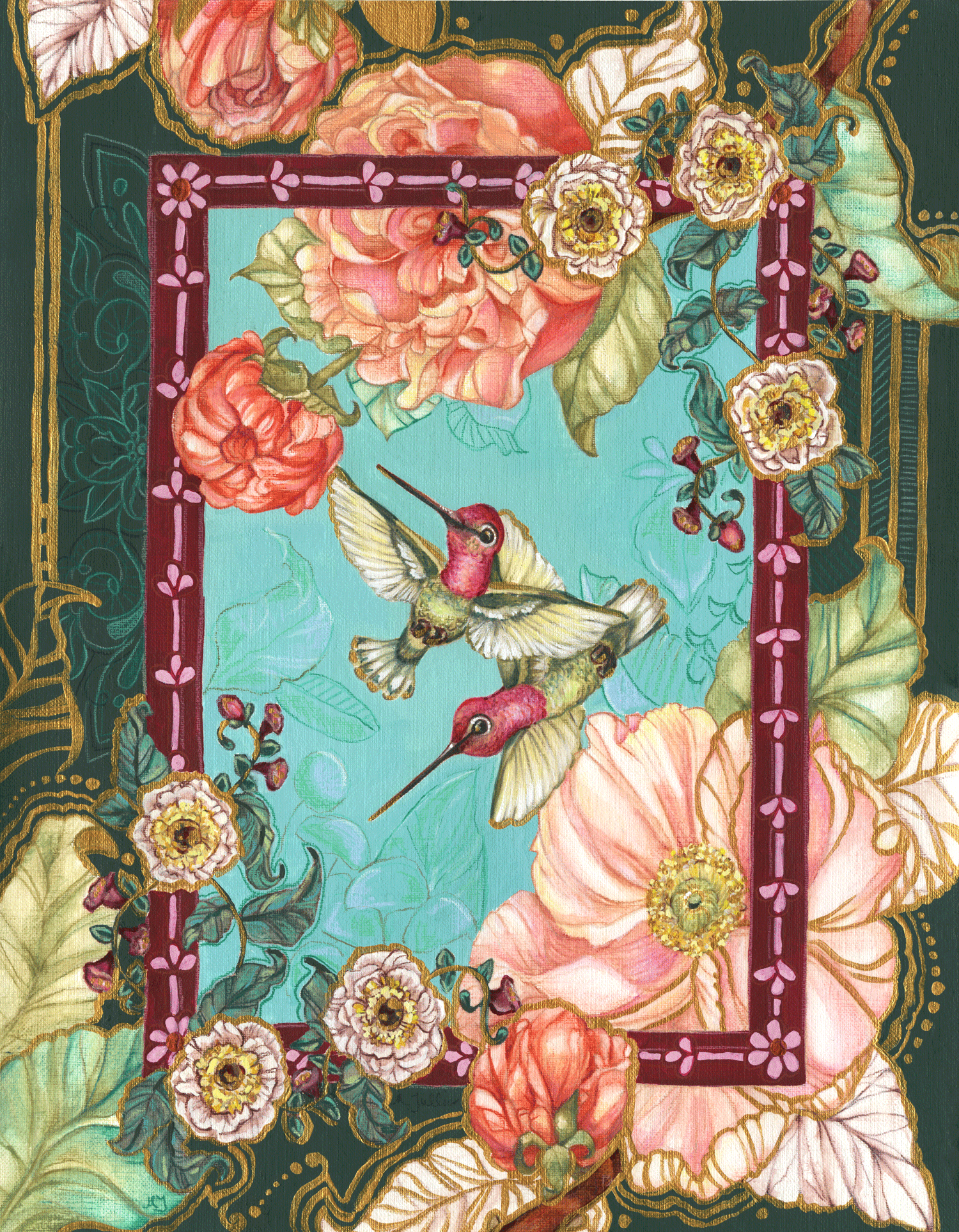 "Air That Stirs the Heart" -Secret Garden Fine Art Print