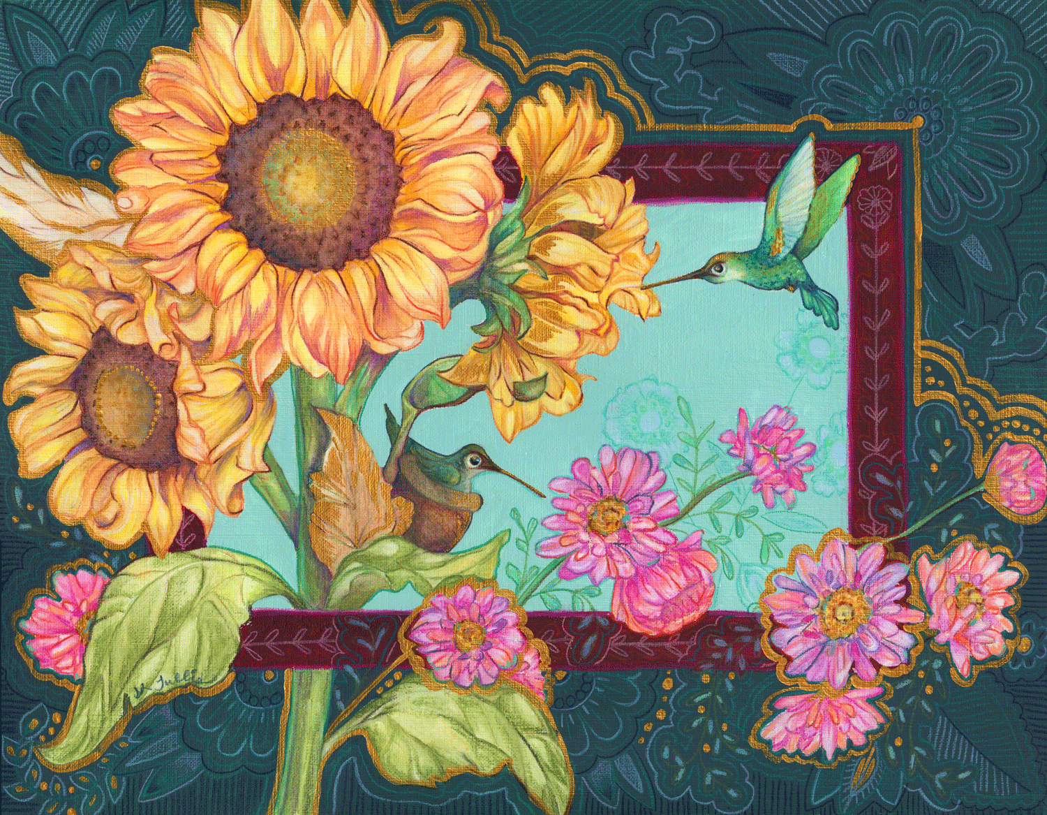 "Where Love Is Planted" -Secret Garden Fine Art Print