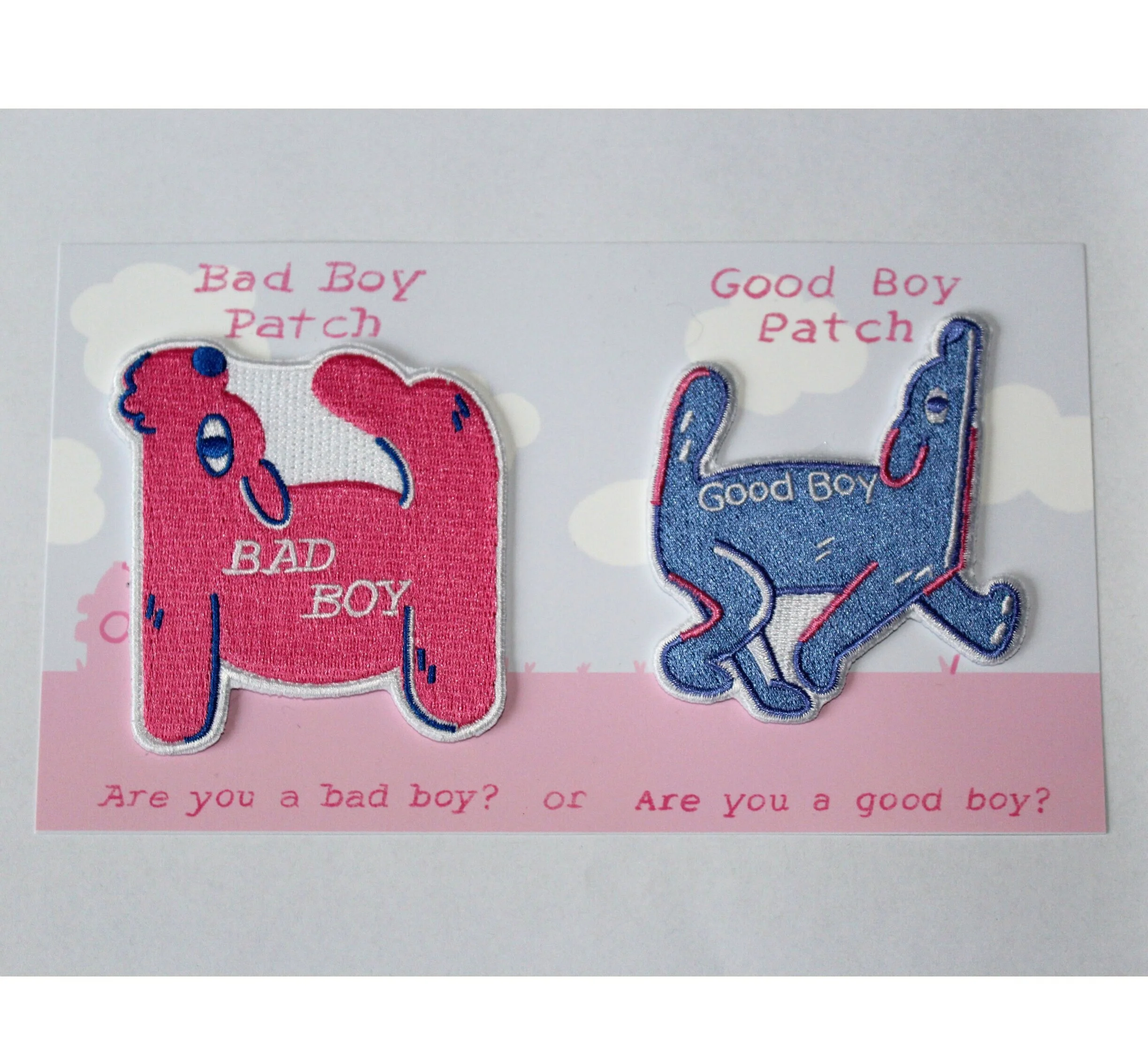 GoodBoy/BadBoy Embroidered Patches