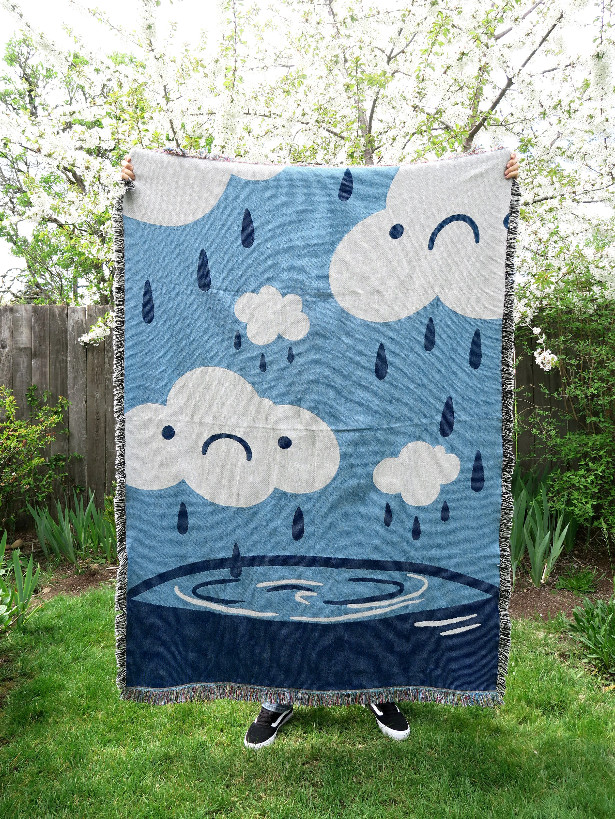 Rainy Day Throw Blanket