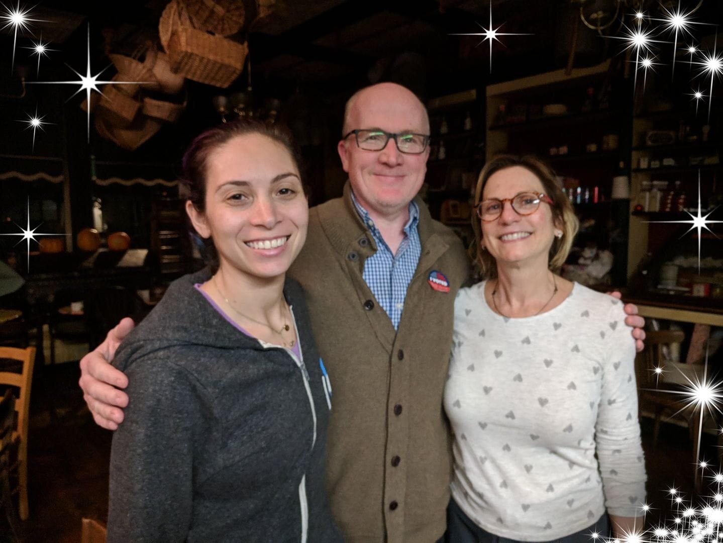 Jim Couglin Anita & Sarah at Hallenbecks.jpg