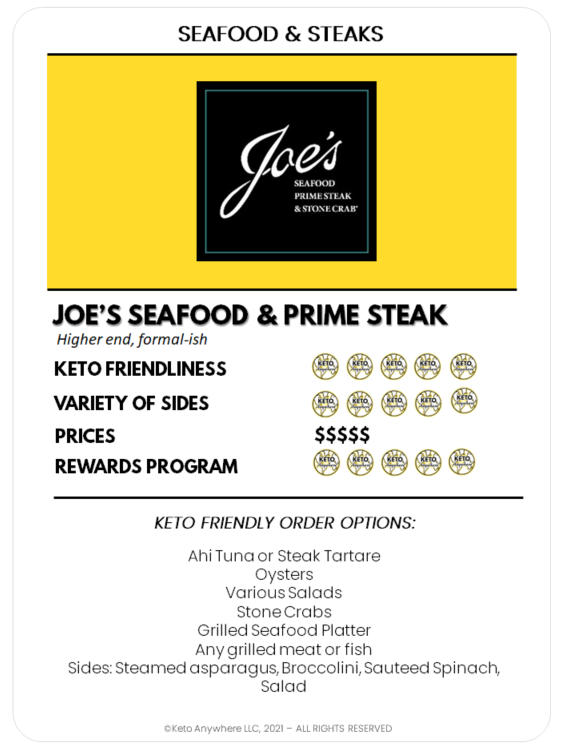 Keto Anywhere Eating Out Cards Joe's Seafood Steak House.png