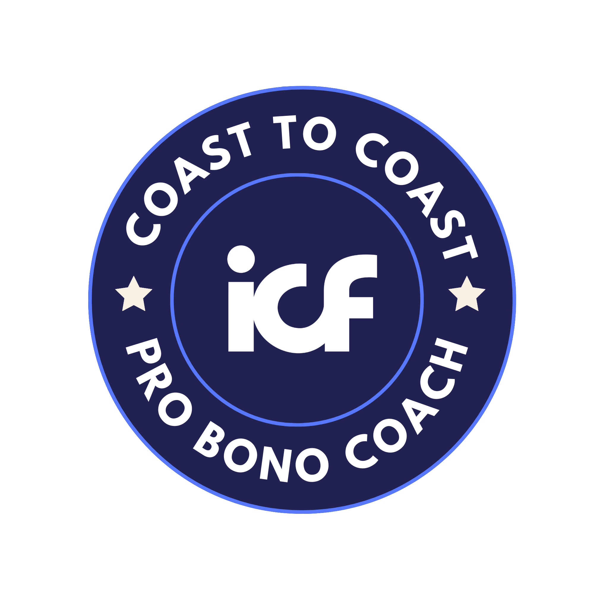 ICF Coast to Coast Badge