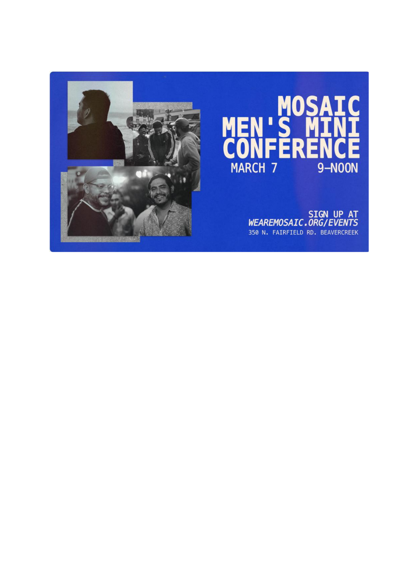 Mosaic Men's Mini Conference