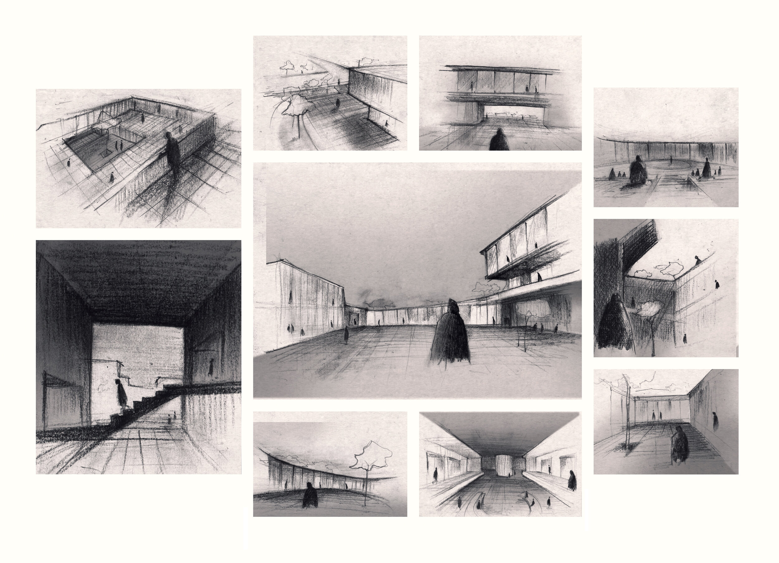 The design process was based on a narrative approach, in which the conception of spaces where brainstormed and imagined through storyboarding.