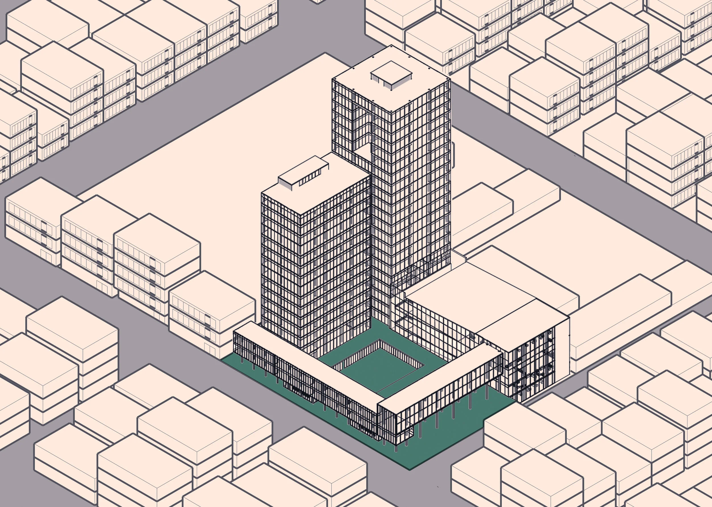 Comprehensive Design Studio - Gisha Mixed-Use Complex