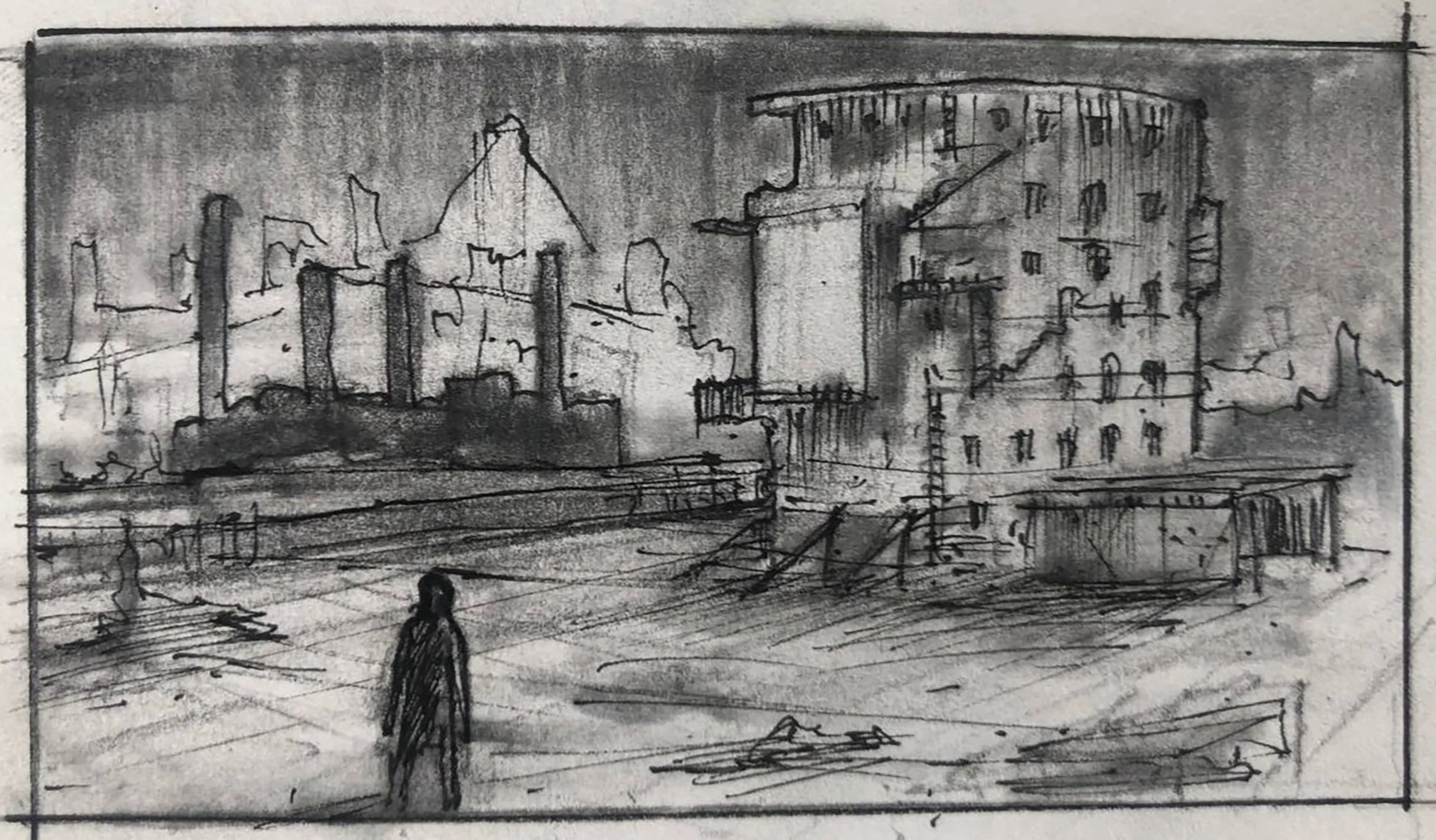 The Abandoned Rotunda - Concept Sketch