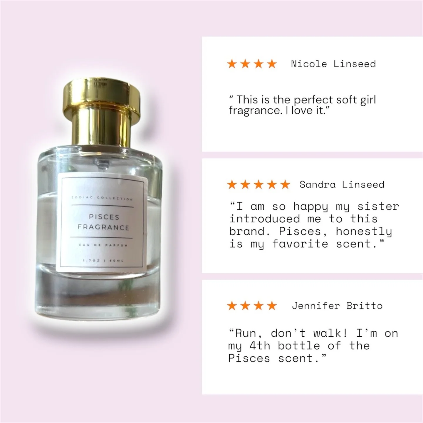 Pisces is dreamy, it&rsquo;s soft, it&rsquo;s silky, it&rsquo;s creamy&hellip;.

Have you smelled it yet? 

Fragrance Notes ✨

Top: Amber Cream

Middle: Crystal Peonies, Amber

Base: French Vanilla

Shop the scent: www.signaturescentsbyhand.com

#Pis