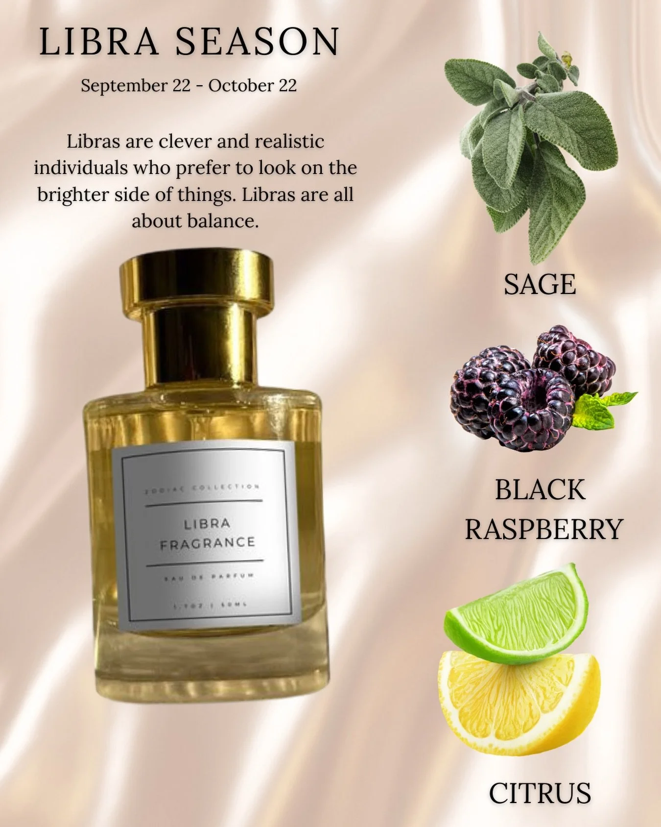 ✨ It&rsquo;s Libra Season ✨

And it&rsquo;s only right that Libra is our #SOTD.

Known for their balance, kindness, and ability to see the bright side, Libras bring a calm, thoughtful energy wherever they go. We created a scent that captures that sam